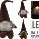 GNOMO PELUCHE C/LED 50CM SORTIDOS