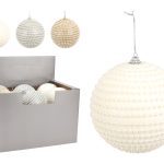 BOLA NATAL PEROLAS 12CM SORTIDOS