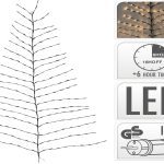 ESTRUTURA MALEAVEL PINHEIRO 1,30X2,00MT 216LED