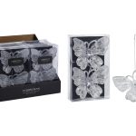 CONJ.2 BORBLETAS PLASTICO 11CM TRANPS.