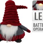 GNOMO SENTADO 44CM C/LED BORDO