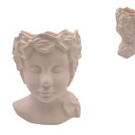 CERAMICA-BUSTO VASO 16DIAX24ALT. COR:ROSA MATE