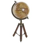 GLOBO TERRESTRE PLÁSTICO+MADEIRA