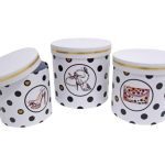 CONJ. 3 CAIXAS CARTAO RED. COR BRANCO/PRETO