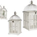 CONJ.2 GAILOAS MADEIRA+METAL COR:BRANCO