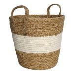 CESTOS C/ASA COR:NATURAL/BRANCO