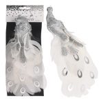 PASSARO REAL C/CLIP 6X5X25CM COR:PRATA