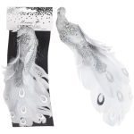 PASSARO REAL C/CLIP 6X5X25CM COR:CINZA