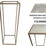 COLUNA FERRO COR:OURO