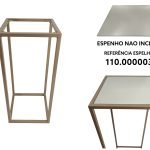 COLUNA FERRO COR:OURO