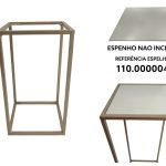 COLUNA FERRO COR:OURO