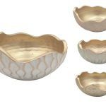 CERAMICA- TAÇA GRD. CORTADA 26X26X12 CM