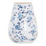JARRA PORCELANA FLORIDA AZUL