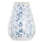 JARRA PORCELANA FLORIDA AZUL