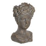 BUSTO VASO CIMENTO DOURADO