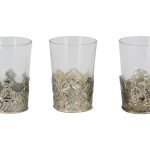 PORTAL VELAS VIDRO+METAL 6X6X9CM