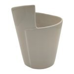 CERAMICA- VASO PABLO COR:BEGE VIDRADO