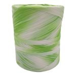 RAFIA ROLO 1.5CMX200MTS MULTICOLOR "VERDE"