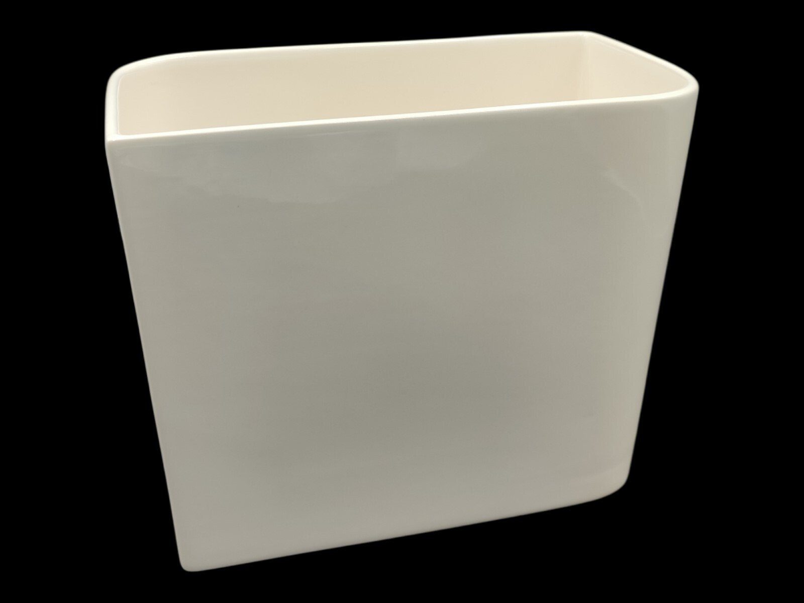 2843-22 BRANCO CERAMICA-JARDINEIRA MORENA COR:BRANCO VIDRO - Image 1