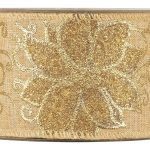 FITA C/FLOR GLITTER 6.3X10MT COR:OURO