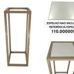 COLUNA FERRO COR:OURO