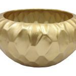CERAMICA- TAÇA KANSAS PEQ. COR:OURO