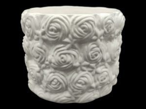 CERAMICA- VASO ROSAS PEQ.