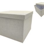 CAIXA P/RAMOS COR:BEGE