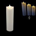 VELA LED PLASTICO COR:BRANCO