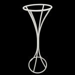 ESTRUTURA CIRCULAR D.25X78CM ALT. COR:BRANCO