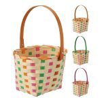 CESTO COLORIDO C/ASA SORTIDOS