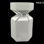 CAIXA C/PLASTICO DESDOBRAVEL PACK/3 UNID COR:BRANCO