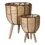 CONJ.2 SUPORTES P/VASOS