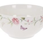 TIGELA PORCELANA FLORES