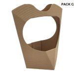 CAIXA DESDOBRAVEL PACK/3 UNID COR:KRAFT