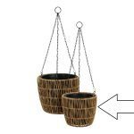 VASO P/PLANTAS PLASTICO C/CORRENTES