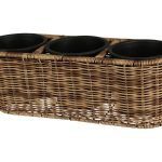 JARDINEIRA PLASTICO C/3 VASOS