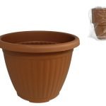 VASO PLASTICO 11,5L TERRECOTA