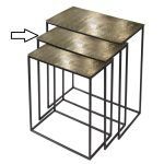 MESA ALUMINIO RETANGULAR