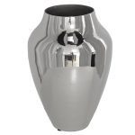 JARRA METAL DECORATIVA COR:PRATEADO