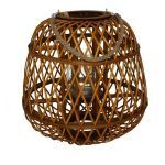 PORTAVELAS C/VIDRO COR:CASTANHO