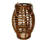 PORTAVELAS C/VIDRO COR:CASTANHO