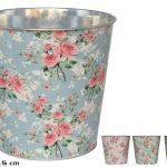 VASO METAL FLORIDO SORTIDOS