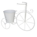 BICICLETA BRANCA C/VASO