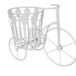 BICICLETA BRANCA C/VASO REDONDO