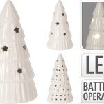 ARVORE CERAMICA C/ESTRELAS C/LED BRANCO