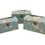 CONJ.3 BAUS CARTAO COR:AZUL