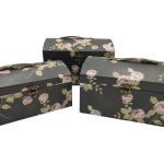 CONJ.3 BAUS CARTAO COR:PRETO