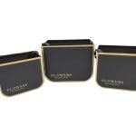 CONJ.3 CAIXAS CARTAO COR:PRETO