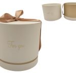 CAIXA CARTAO RED. C/FITA COR:CREME